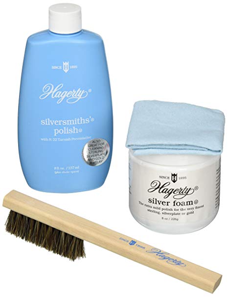 W. J. Hagerty Complete 4-Piece Silver Care Kit