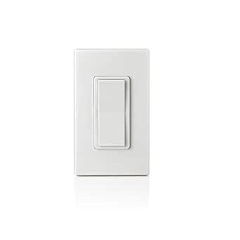 Leviton Decora Smart Switch Anywhere Companion, Add Wire-Free 3-Way/4-Way/5-Way On/Off Control to Decora Smart Wi-Fi 2nd Gen Switches, DAWSC-1RW, White