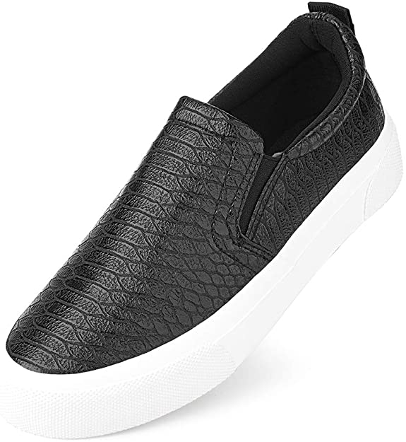 JENN ARDOR Women’s Slip On Sneakers Perforated/Quilted Casual Shoes Fashion Comfortable Walking Flats