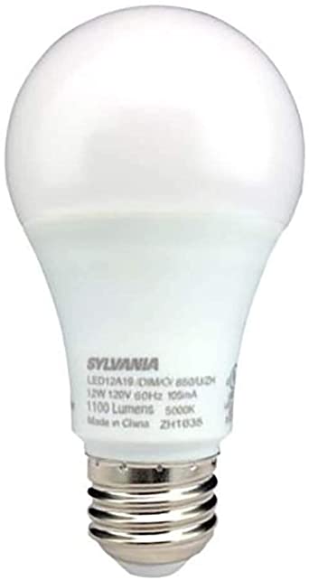Sylvania A19 LED 75W Equivalent Frosted Finish Cool White Light Bulb (10 Pack)