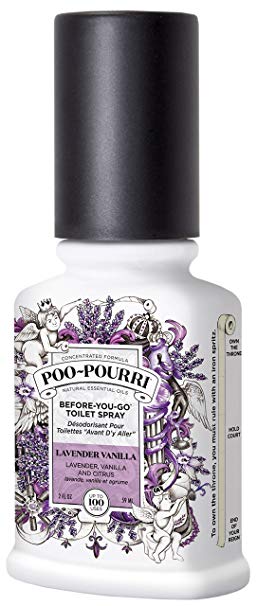 Poo-Pourri Lavender Vanilla Toilet Spray Eliminates Bathroom Odors, 59 ml