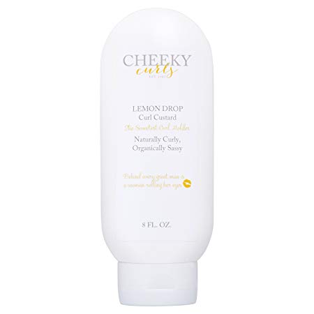 Cheeky Curls - Natural Hair Care Product - Lemon Drop Curl Custard - Curl Gel - 8 oz.