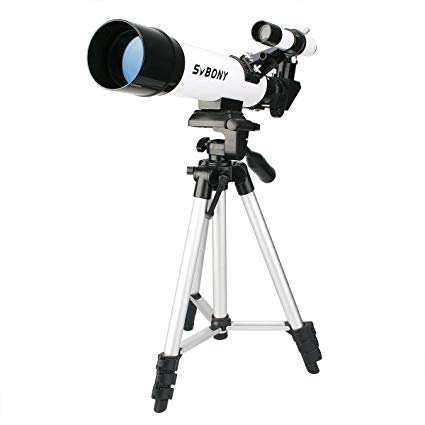 Svbony SV25 Astronomical Telescope for Kids 420/60mm Professional Refractor Telescope 140x Kids Telescope for Beginners Adults with Tripod