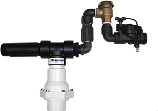 Basepump HB1000-AVB High Volume Water Powered Backup Sump Pump with AVB Back-flow Prevent
