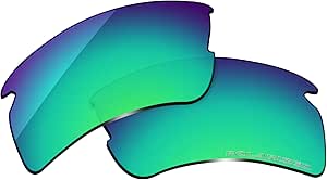 OOWLIT Replacement Lenses Compatible with Oakley Flak 2.0 XL Sunglass Emerald Polarized