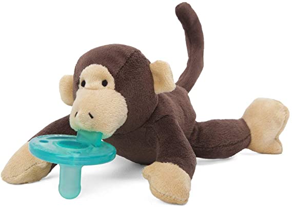 Wubbanub Infant Plush Toy Pacifier - Monkey