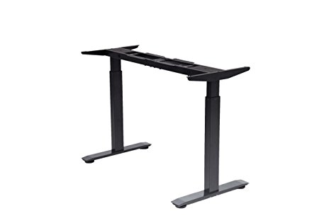 ApexDesk Flex Series Electric Height Adjustable Desk Base Only - Build Your Own Desk (Memory Controller, Black)