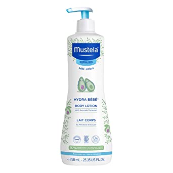 Mustela Hydra Bebe Body Lotion - Daily Moisturizing Baby Lotion - with Natural Avocado, Jojoba & Sunflower Oil - Various Sizes - Packaging may vary