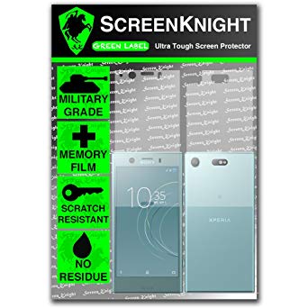 ScreenKnight® Sony Xperia XZ1 Compact Screen Protector - Fullbody - Front & Back Military Shields
