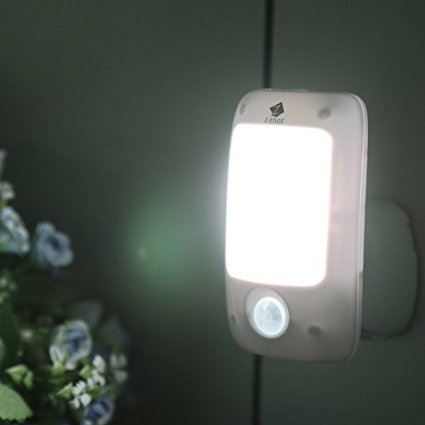 Z-Edge Indoor Portable LED Motion Sensor Battery Powered Night Light White