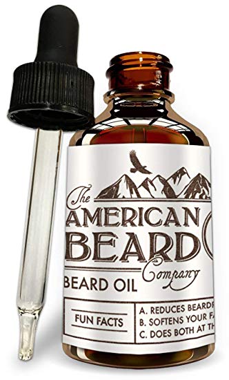 Beard Oil for Men | Beard Conditioner | Beard Growth Oil | Beard Softener for Men - Best Mens Grooming Care and Softener - Made In The USA Unscented Comes with Dropper