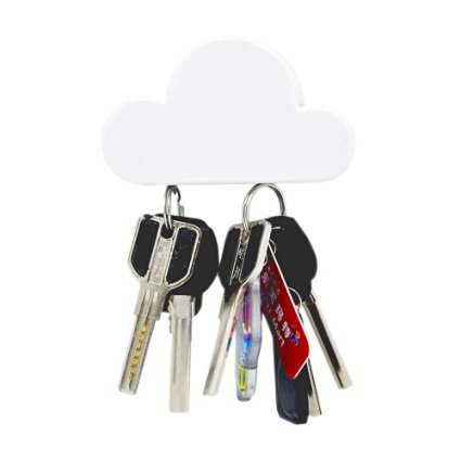 Key Rack,HOTOR Magnetic Key Holder-Cloud Shape