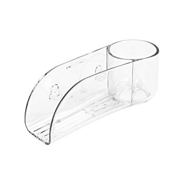 Spectrum Diversified Royo Sponge & Brush Holder, Clear