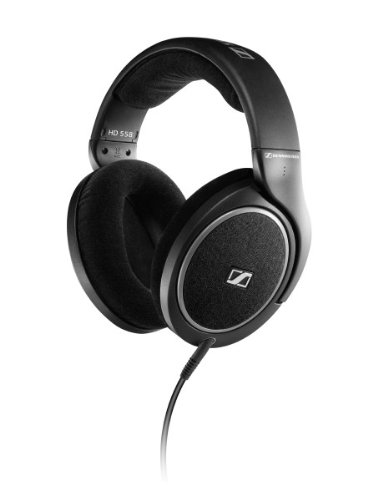 Sennheiser HD 558 High End Open Over-Ear Headphones with E.A.R. Technology - Black