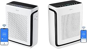 LEVOIT Air Purifiers With Air Quality Monitor for Home Large Room, Vital 100S Covers Up to 1110 Ft² & Vital 200S Covers Up to 1900 Ft²