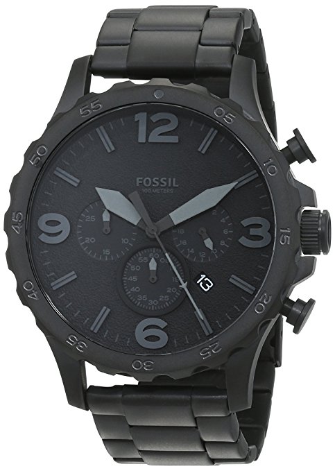 Fossil Men's JR1401 Nate Stainless Steel Watch with Link Bracelet