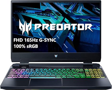 Acer 2022 Predator Helios 300 Gaming Laptop 15.6" FHD 165 Hz IPS 12th Intel Core i7-12700H NVIDIA RTX 3060 6GB GDDR6 64GB DDR5 4TB NVMe SSD Thunderbolt 4 Wi-Fi 6 RGB Backlit KB Win 10 Pro w/32GB USB