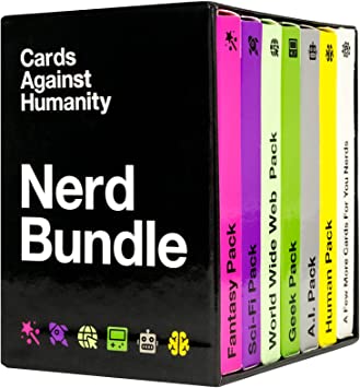 Cards Against Humanity: Nerd Bundle • 6 Themed Packs   10 All-New Cards