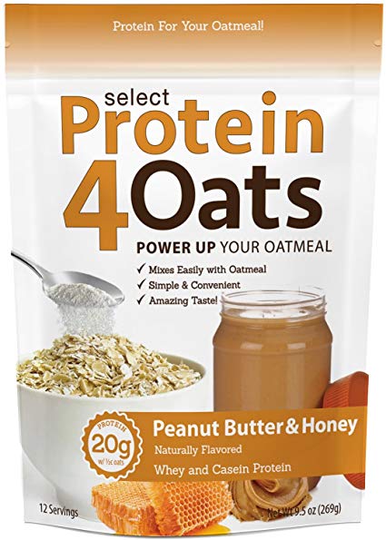 Pescience Select Protein 4 Oats, Peanut Butter & Honey, 12 Serving