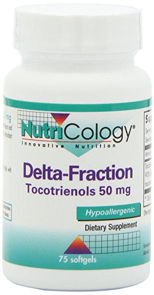 Nutricology Delta-fraction Tocotrienols, 50mg Softgels, 75-Count