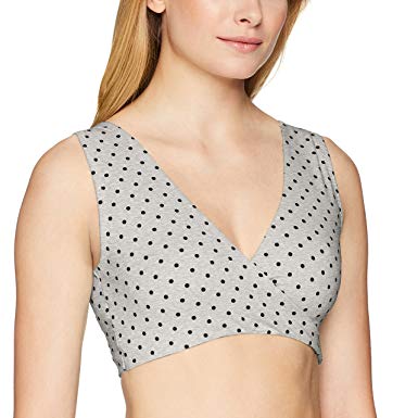 Lamaze Cotton Spandex Sleep Bra for Nursing and Maternity