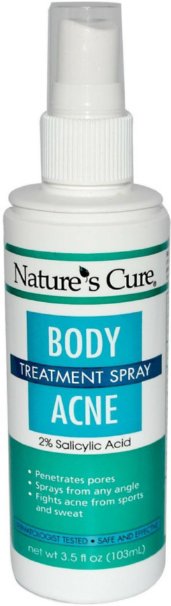 Nature's Cure Body Acne Treatment Spray 3.5 oz