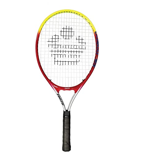 Cosco 23 Tennis Racket Junior Size, Aluminium Racket (23 Inches) Â¾ Cover.