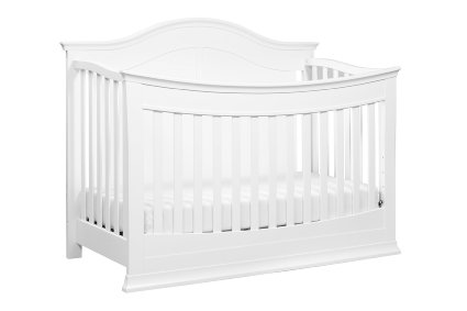 DaVinci Meadow 4-in-1 Convertible Crib with Toddler Bed Conversion Kit, White