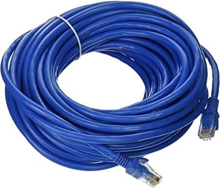 Importer520 50 Foot 50' Cat6 RJ45 Network Ethernet Lan Cable - Blue - 50 ft