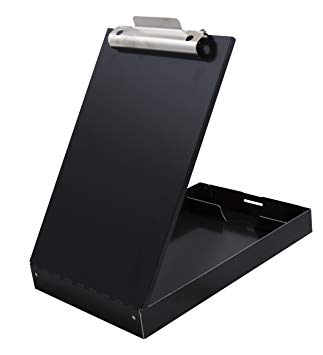 Saunders Redi-Rite Recycled Aluminum Storage Clipboard - Black - Letter Size (11018)