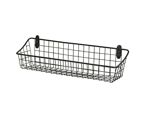 Spectrum Diversified Medium Vintage Cabinet & Wall Mount Basket, Industrial Gray