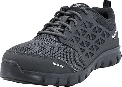 Reebok Men's Rb4041 Sublite Cushion Safety Toe Athletic Work Shoe Black