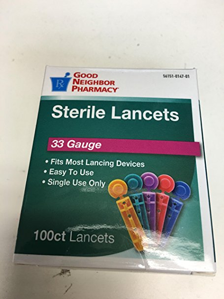 TRUEplus Sterile Lancets 33 Gauge (100-ct)