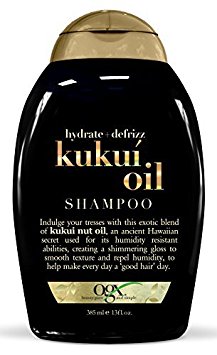Organix Kukui Oil Shampoo, Hydrate Plus Defrizz, 13 Ounce (Pack Of 3)