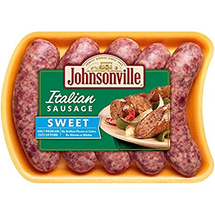 Johnsonville, Sweet Italian Sausage, 19 oz (Frozen)