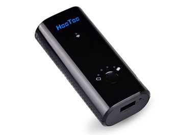 HooToo Wireless Hard Drive Companion, Wireless Router, Access Point, 6000mAh External Battery Pack Travel Charger - TripMate Black