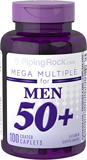 Mega Multiple Vitamin for Men 50 Plus 100 Coated C
