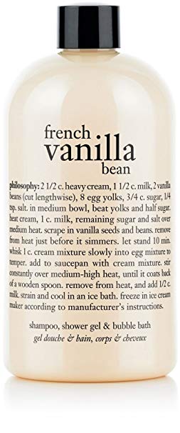 Philosophy French Vanilla Bean Ice Cream(Shampoo, Shower Gel and Bubble Bath)