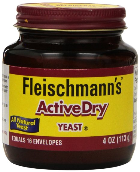 Fleischmann's Yeast, ActiveDry 4 oz Jar