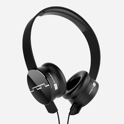 SOL REPUBLIC 1202-61 Tracks On-Ear Interchangeable Headphones with 1-Button Mic and Music Control - Black