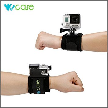 WoCase® Wrist Strap Mount for GoPro HD HERO3  3 2 1 Cameras (Compatible with Housing and Frame)