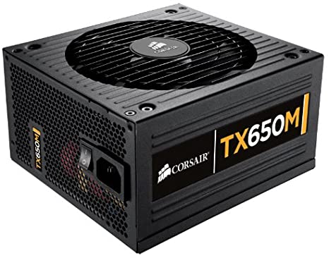 Corsair Enthusiast Series CP-9020039-NA650W ATX12V v2.31 / EPS12V 80 PLUS BRONZE Certified Modular High Performance Power Supply