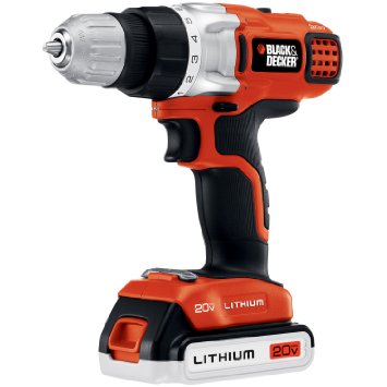 Black and Decker LDX220SBFC 20-Volt MAX Lithium-Ion DrillDriver with Fast Charger