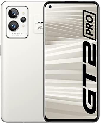 realme GT 2 Pro 5G Smartphone Libre, Snapdragon 8 Gen 1,Batería masiva de 5000 mAh,Carga SuperDart de 65 W,1-120HZ ADFR,Dual Sim, 12 256 GB,Blanco Papel