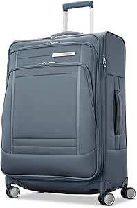 Samsonite Lightweight Softside Expandable, Elemental Blue, Checked-Medium 25-Inch