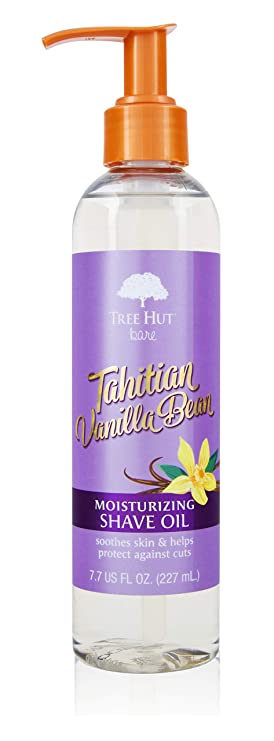 Tree Hut bare Moisturizing Shave Oil Tahitian Vanilla Bean, 7.7oz, Essentials for Soft, Smooth, Bare Skin