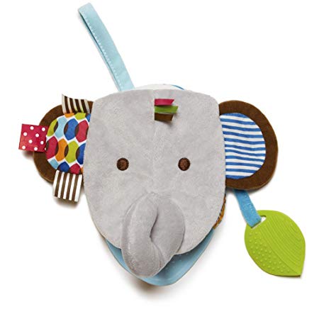 Skip Hop Bandana Buddies Soft Activity Puppet Book, Elephant