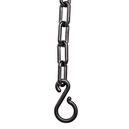 US Weight Chainboss Black Plastic Safety Chain with Sun Shield UV Resistant Technology - 25 ft