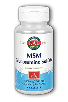 KAL Msm Glucosamine Sulfate Tablets, 60 Count