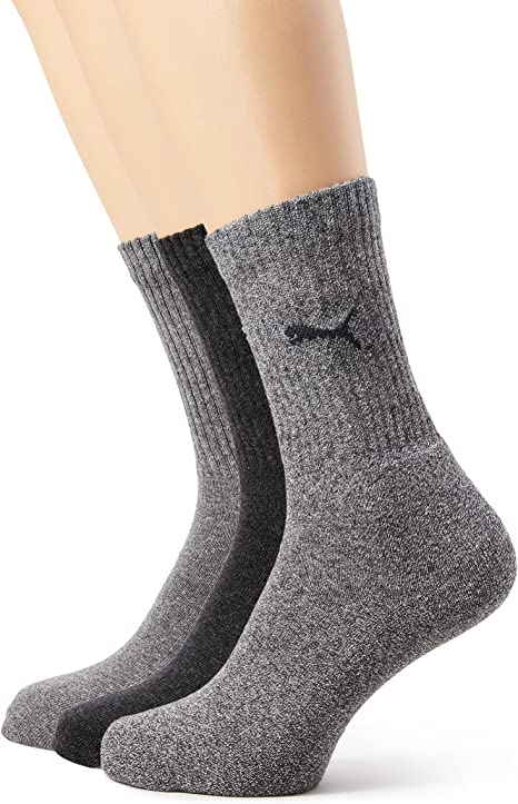 PUMA Mesdames Hommes & 3 paires de chaussettes de sport en 3 couleurs,